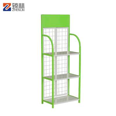 Supermarket wire metal display rack, engine oil display stand, display shelf