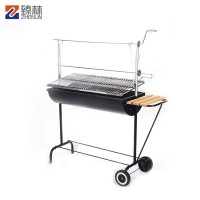 Picnic outdoor metal bbq grill lifting bbq grill extended version