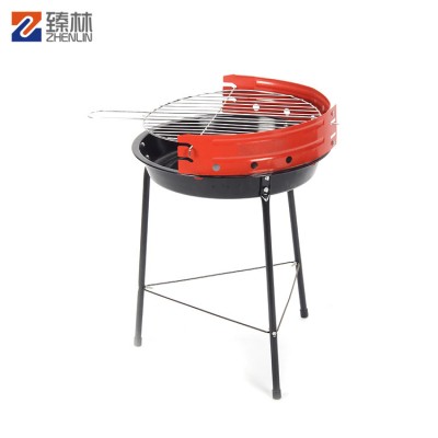 High quality outside camping metal barbecue charcoal grill